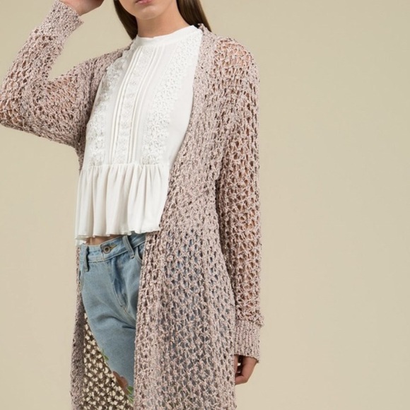 Sleeveless peplum tank top Off White - Picture 5 of 8